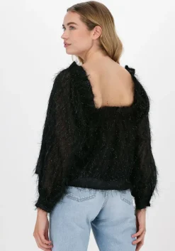 zwarte selected femme blouses slfantea ls top g