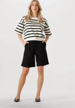 zwarte selected femme broeken slfviva mw shorts