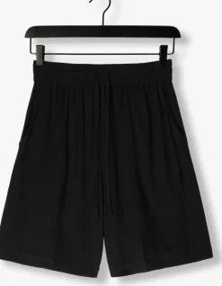 zwarte selected femme broeken slfviva mw shorts