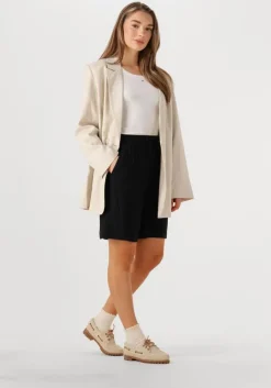 zwarte selected femme broeken slfviva mw shorts