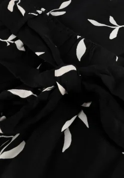 zwarte selected femme broeken slfilva hw wide shorts