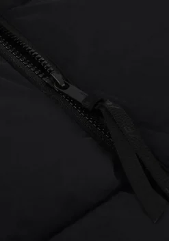 zwarte selected femme gewatteerde jas slfjanina long puffer coat