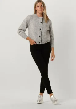 zwarte selected femme skinny jeans slfsophia mw skinny black jean