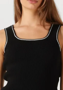 zwarte selected femme top slfkamma jenny sl knit top