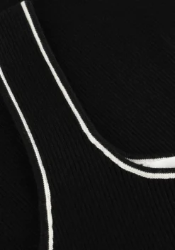 zwarte selected femme top slfkamma jenny sl knit top