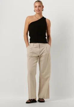 zwarte selected femme top slfanna one shoulder top