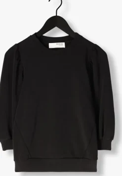 zwarte selected femme t-shirt slftenny 3/4 sweat top