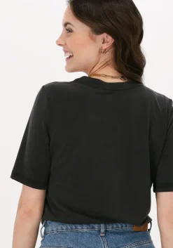 zwarte selected femme t-shirt stella ss tee b