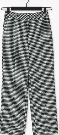 zwarte selected femme wijde broek slfmusa mw wide pant ex