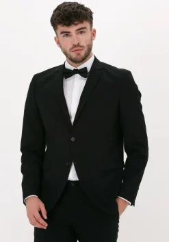 zwarte selected homme colberts slim-mylologan