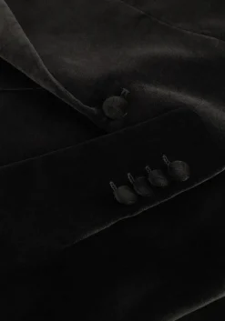 zwarte selected homme colberts slhslim-hale velvet blz