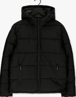 zwarte selected homme gewatteerde jas harry puffer jkt w