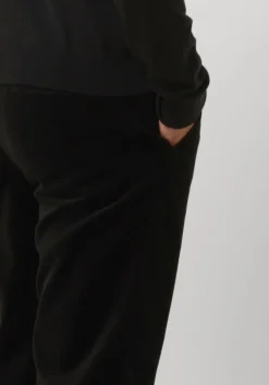 zwarte selected homme pantalon slhslim-hale velvet trs