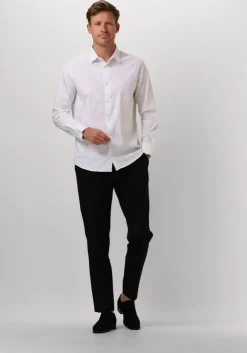 zwarte selected homme pantalon slhslim-liam string trs flex