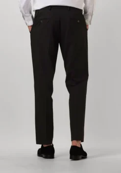 zwarte selected homme pantalon slhslim-liam string trs flex