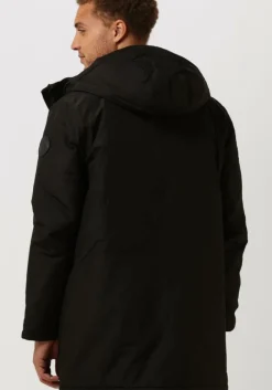 zwarte selected homme parka's slhhector jkt b
