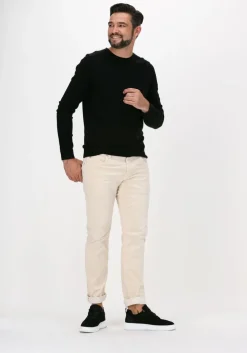 zwarte selected homme trui slhberg crew neck noos