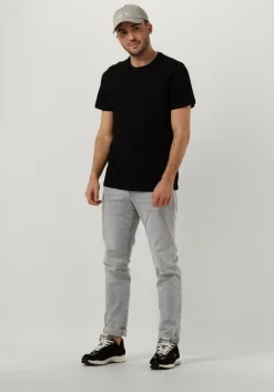 zwarte selected homme t-shirt slhaspen ss o-neck tee noos