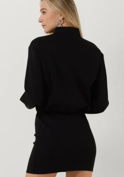 zwarte semicouture mini jurk y2wl02