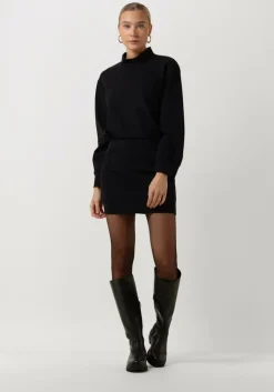 zwarte semicouture mini jurk y2wl02