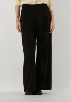 zwarte semicouture wijde broek s4sk24 trousers
