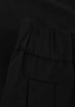 zwarte semicouture wijde broek s4sk24 trousers
