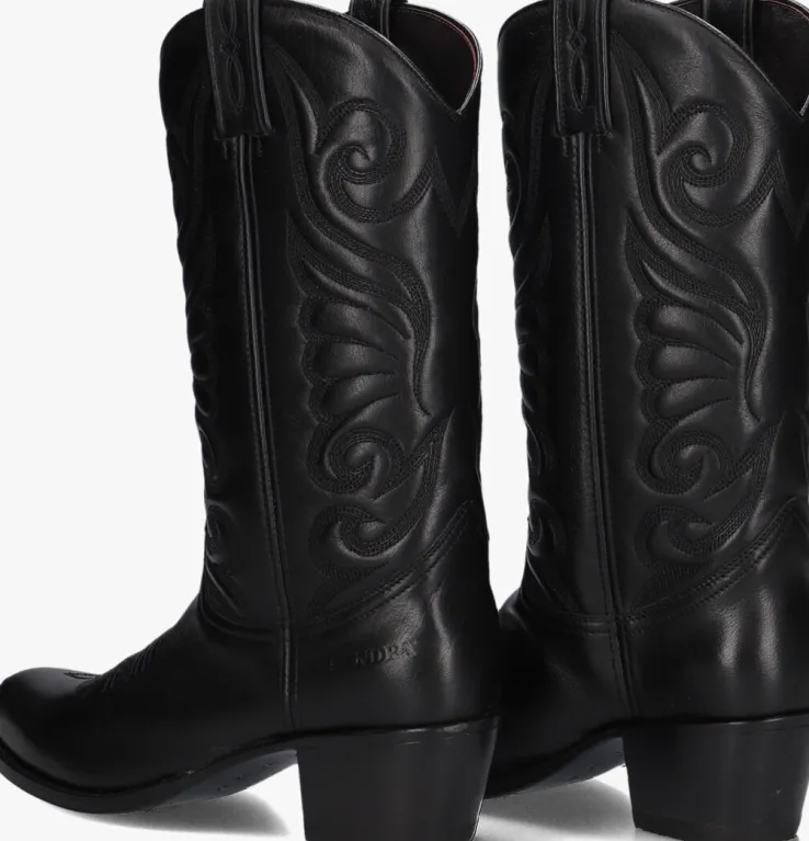 zwarte sendra cowboylaarzen 11627