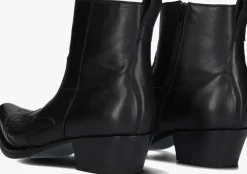 zwarte sendra cowboylaarzen 12185p