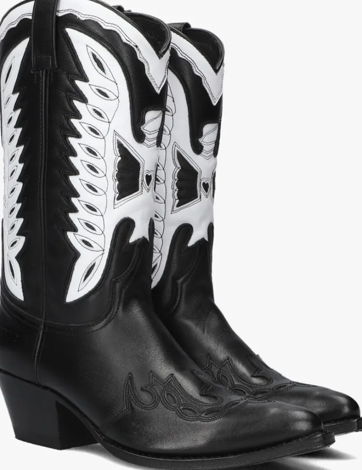 zwarte sendra cowboylaarzen 17294