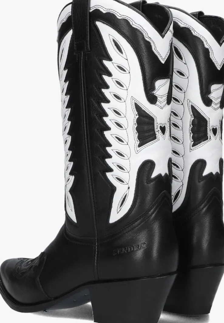 zwarte sendra cowboylaarzen 17294