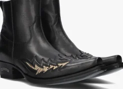 zwarte sendra cowboylaarzen 12185p