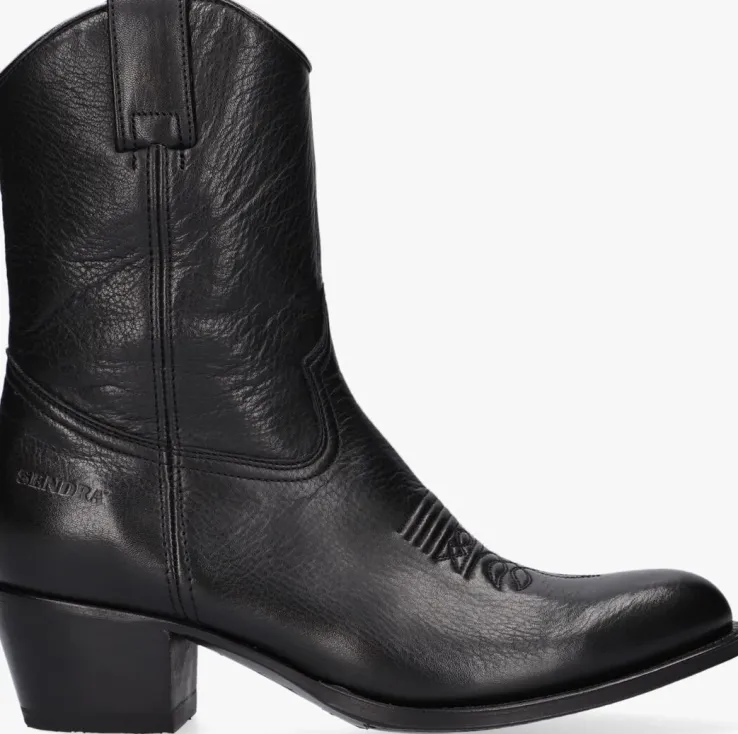 zwarte sendra cowboylaarzen 17763
