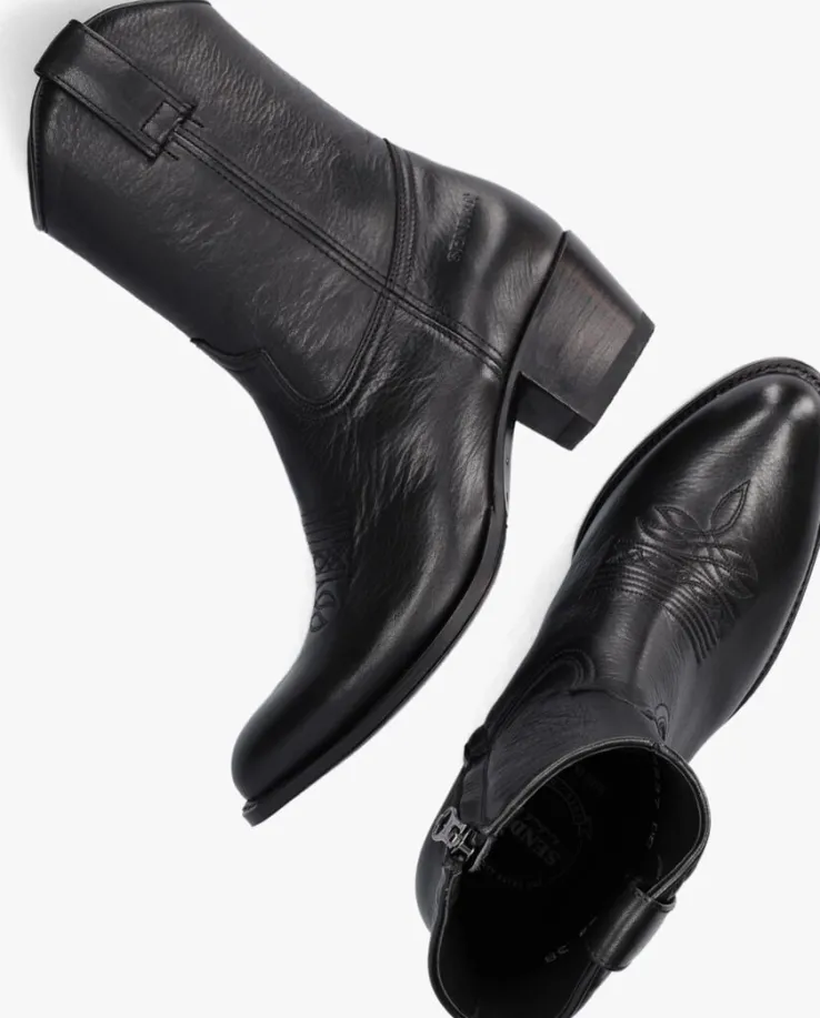 zwarte sendra cowboylaarzen 17763