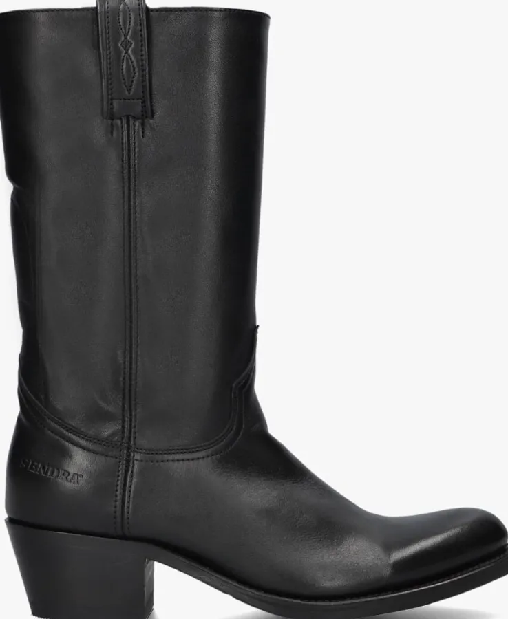 zwarte sendra cowboylaarzen 14394