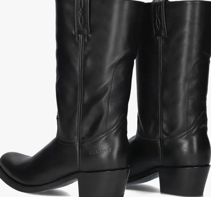 zwarte sendra cowboylaarzen 14394