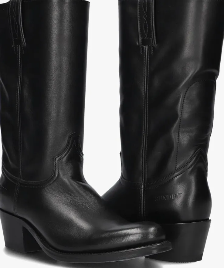 zwarte sendra cowboylaarzen 14394