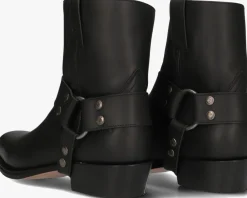 zwarte sendra enkellaarsjes 9077