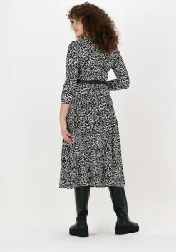 zwarte set midi jurk 73913