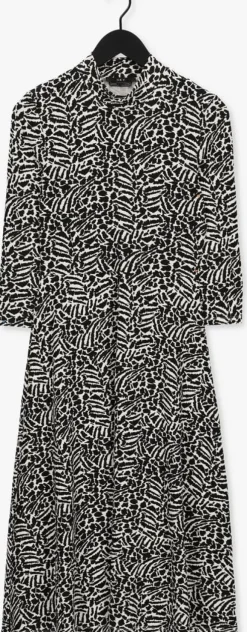 zwarte set midi jurk 73913