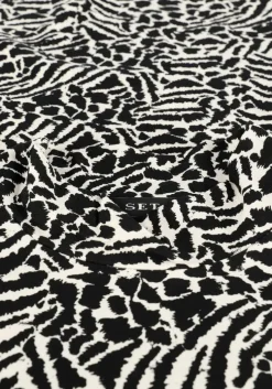 zwarte set midi jurk 73913