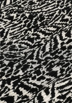 zwarte set midi jurk 73912