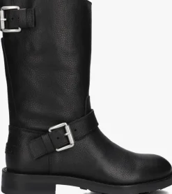 zwarte shabbies biker boots alyd mia