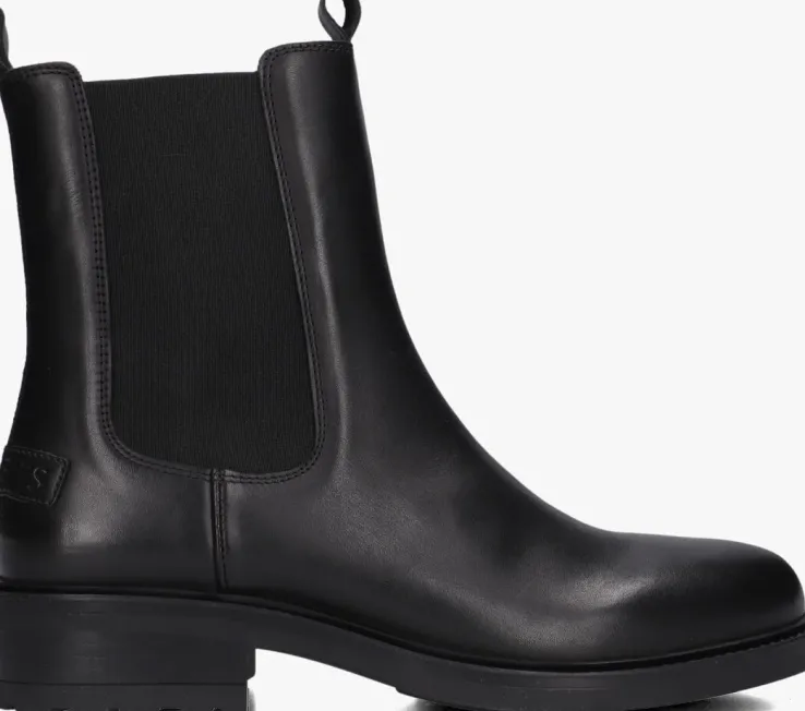 zwarte shabbies chelsea boots dean shelley