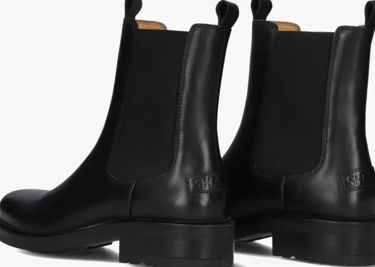 zwarte shabbies chelsea boots dean shelley