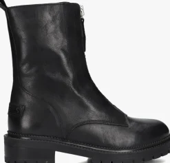 zwarte shabbies enkelboots tirza zipa