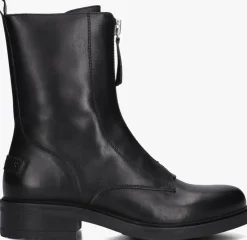 zwarte shabbies enkelboots dean zipa