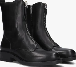 zwarte shabbies enkelboots dean zipa