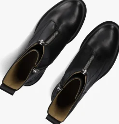 zwarte shabbies enkelboots dean zipa