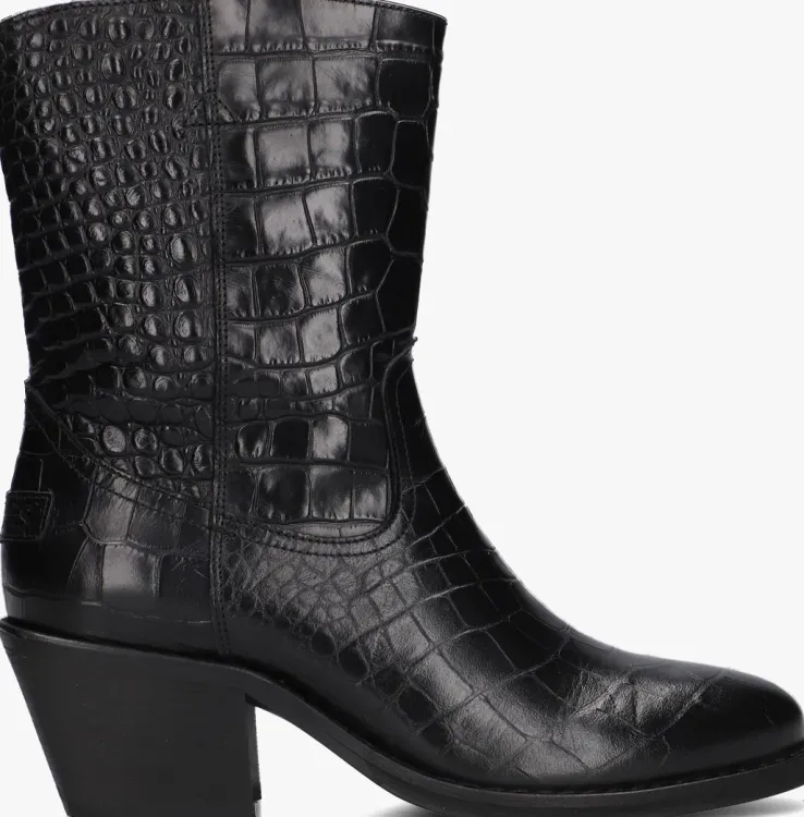 zwarte shabbies enkellaarsjes juul ankle boot