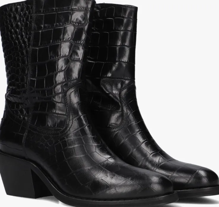 zwarte shabbies enkellaarsjes juul ankle boot